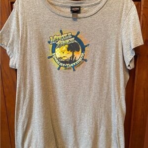 Harley-Davidson Tan and Gray Short Sleeve Tee